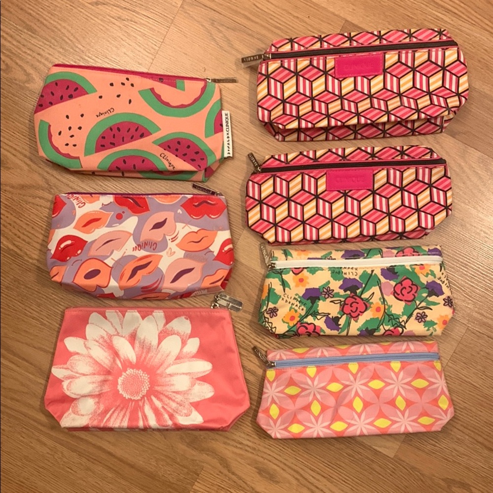 New Colorful Patterned Cosmetic Bags Set
